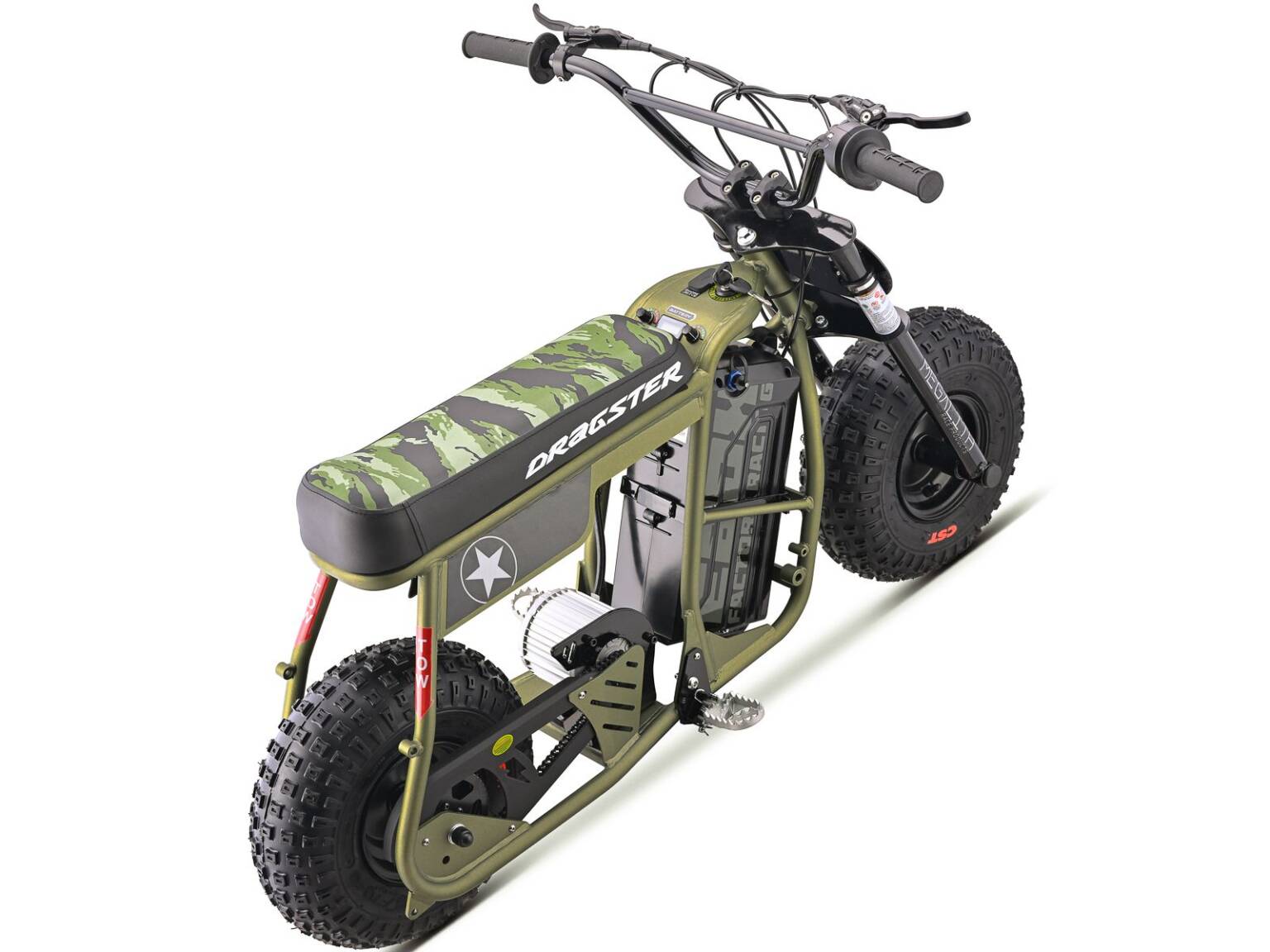 Order EBOX Dragster Electric Pit Bike - Khaki - Shipping Worldwide