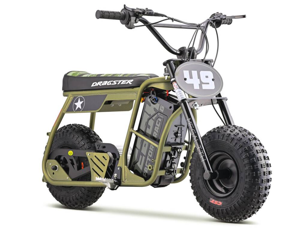 Order EBOX Dragster Electric Pit Bike - Khaki - Shipping Worldwide