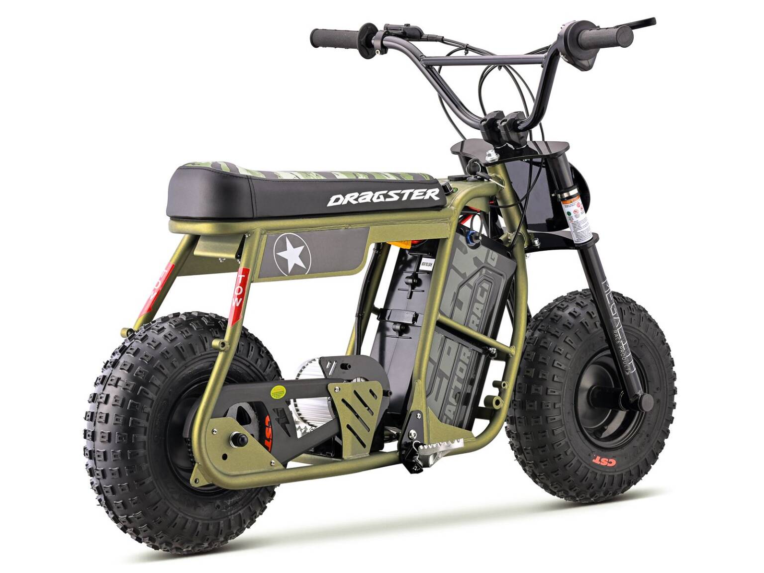 Order EBOX Dragster Electric Pit Bike - Khaki - Shipping Worldwide