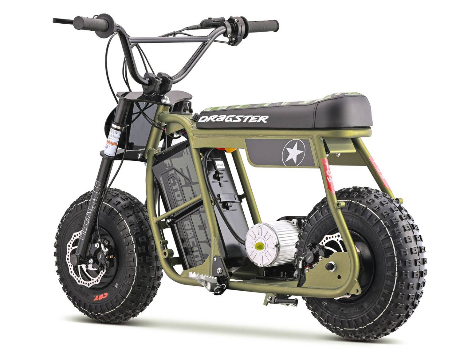 Order EBOX Dragster Electric Pit Bike - Khaki - Shipping Worldwide