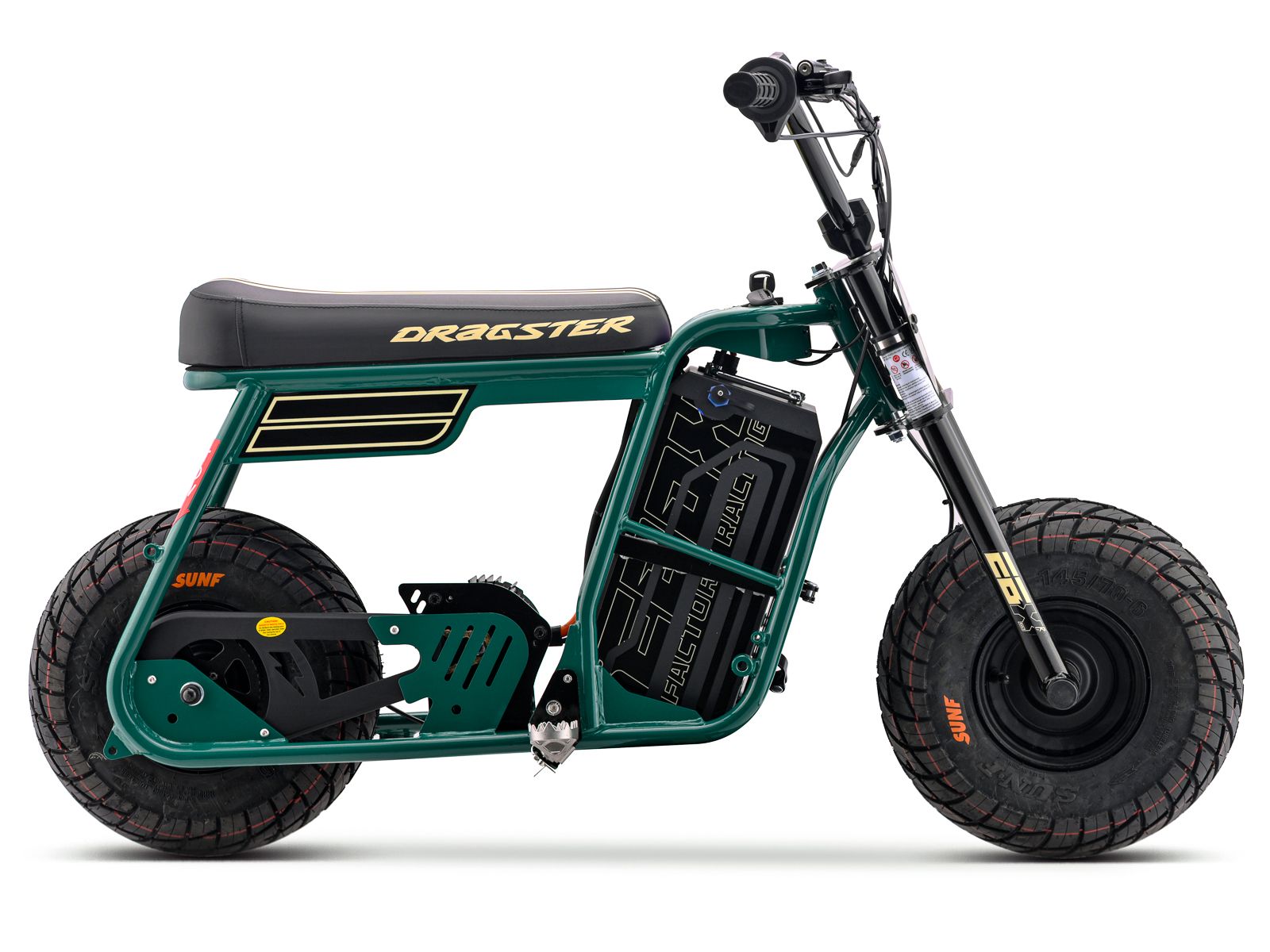 EBOX Dragster 60R Green Electric Pit Bike – 53 MPH 60V New Mini Bike - Image 3