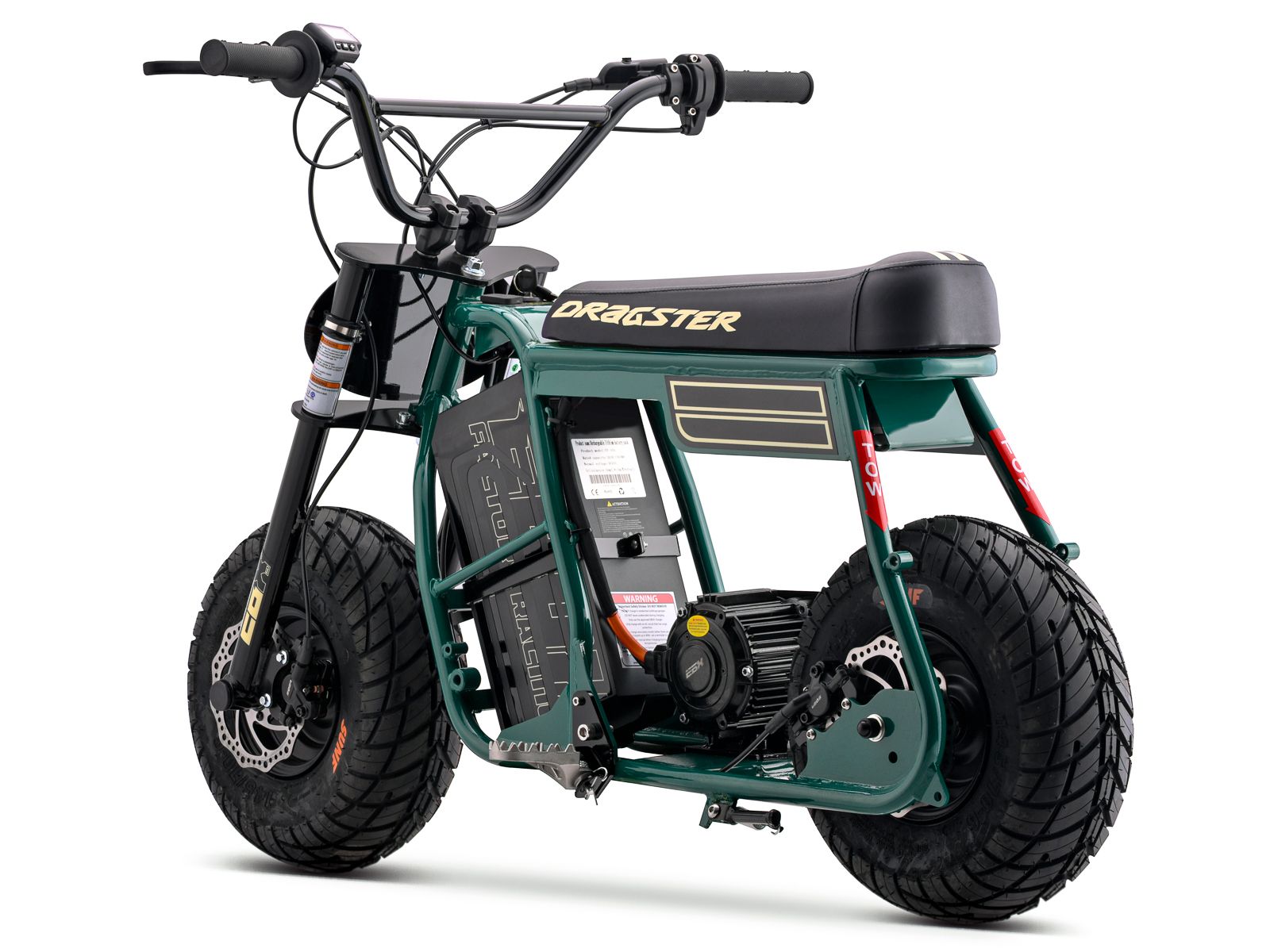 EBOX Dragster 60R Green Electric Pit Bike – 53 MPH 60V New Mini Bike - Image 7