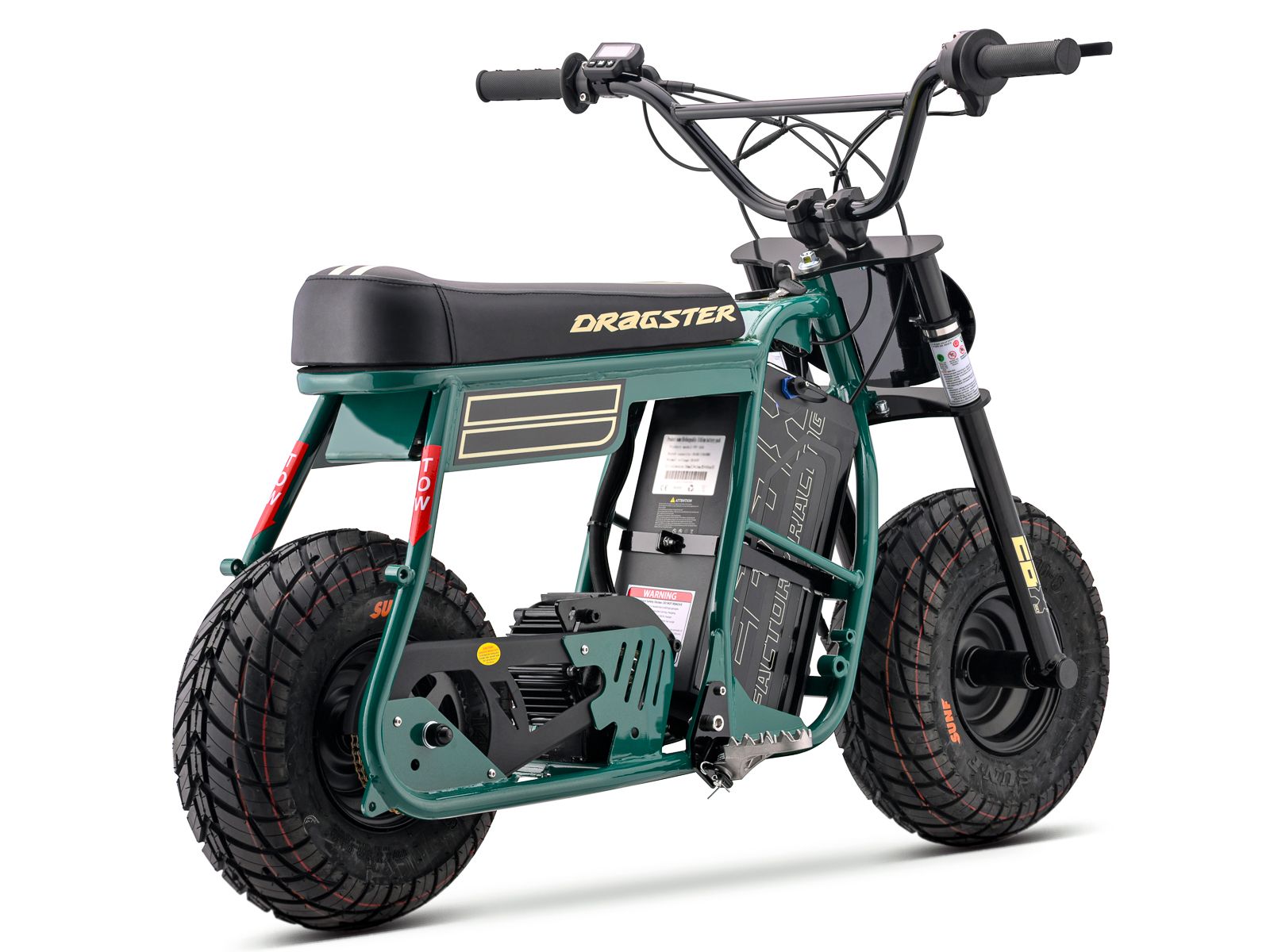 EBOX Dragster 60R Green Electric Pit Bike – 53 MPH 60V New Mini Bike - Image 5