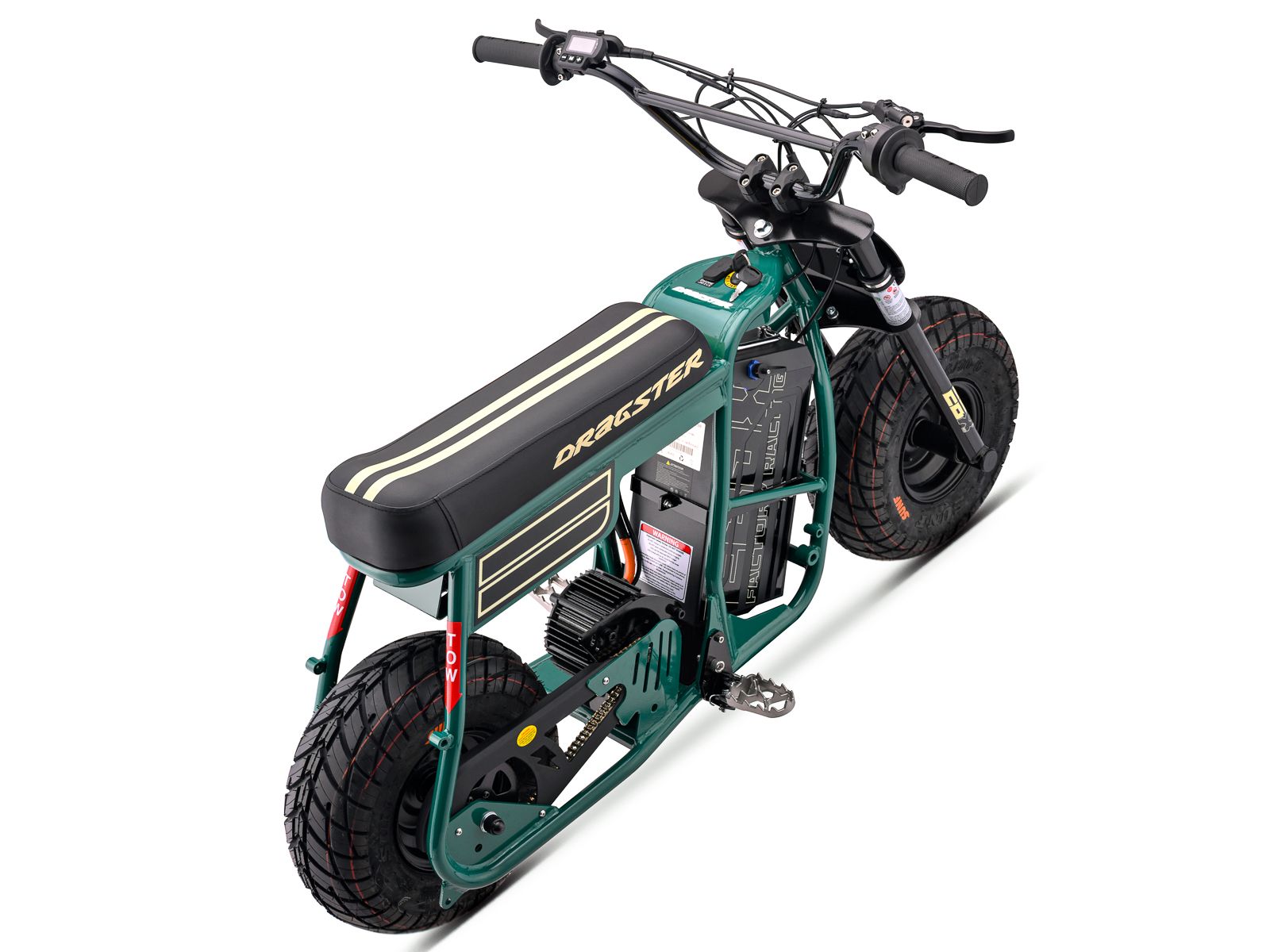 EBOX Dragster 60R Green Electric Pit Bike – 53 MPH 60V New Mini Bike - Image 6